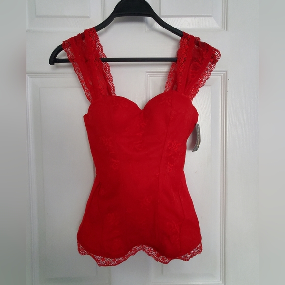 Lace Bustier Corset Top - Picture 2 of 9